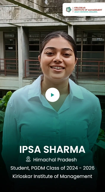 Ipsa Sharma shares her journey as a PGDM 