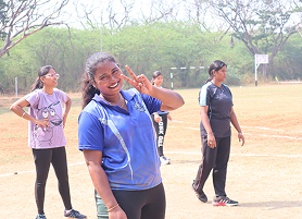 Students enjoying at KIM Campus Playground