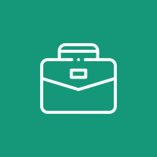 Icon representing career or professional development